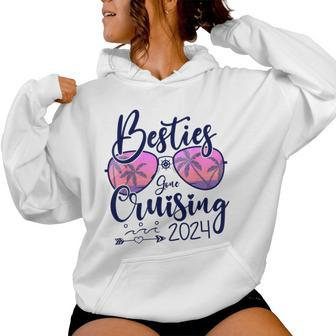 Besties Gone Cruising 2024 Girls Matching Cruise Women Hoodie - Thegiftio