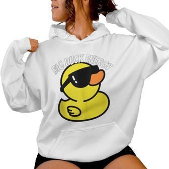 Big Duck Energy Rubber Ducky Apparel Women Hoodie - Thegiftio UK
