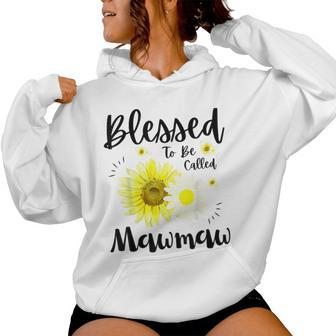Blessed To Be Called Mawmaw Floral Cute Women Hoodie - Monsterry AU