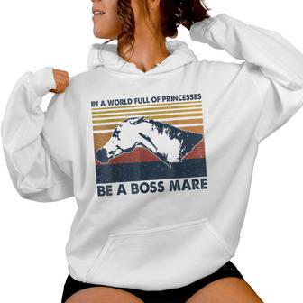 Boss Mare Equestrian Themed For Horse Lovers Women Hoodie - Monsterry AU