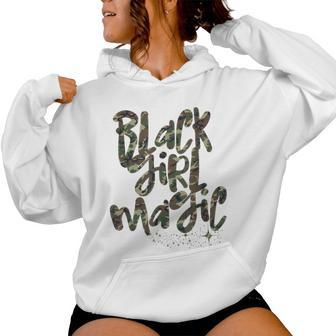 Camo Black Girl Magic Camouflage Melanin Black Queen Woman Women Hoodie | Mazezy