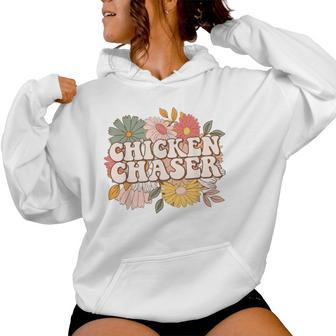 Chicken Chaser Farmer Chicken Lovers Farm Lover Women Hoodie - Monsterry CA