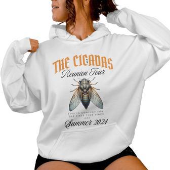 Cicada 2024 Comeback Tour Reunion Of Cicadas Women Women Hoodie - Monsterry UK