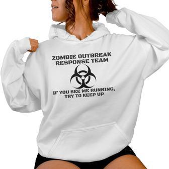 Cool Zombie T For And Zombie Apocalypse Women Hoodie - Monsterry AU