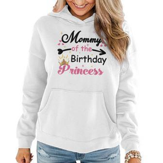 Cute Mommy Of The Birthday Princess Mama Mother Women Women Hoodie - Monsterry DE