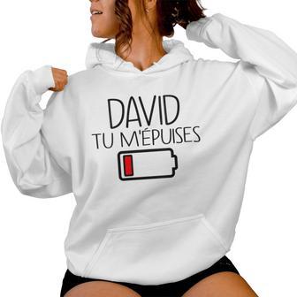 David Tu M'épuisés David Tu M'épuisés David Tu M'épuisés Avec Col En Sweat à capuche femme - Cadeauxyz