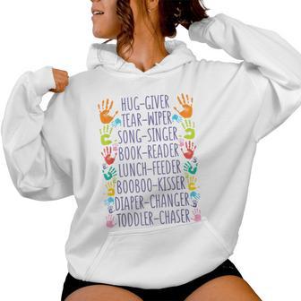 Daycare Provider Daycare Teacher Childcare Provider Women Hoodie - Monsterry CA