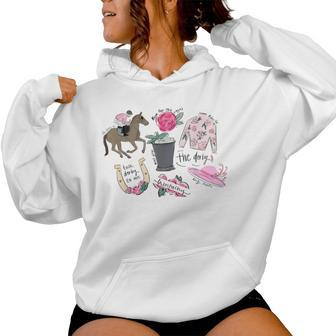 Derby Vibes 150Th Horse Racing Ky Derby Day Women Hoodie | Mazezy