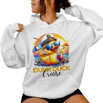 Duck Duck Cruise Family Cruising Matching Group Women Hoodie - Seseable