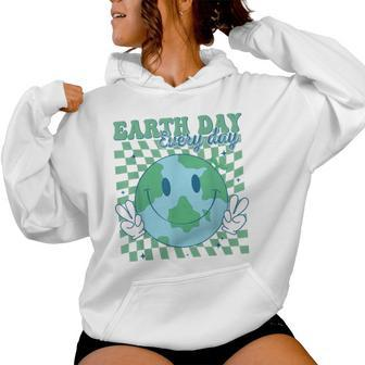 Earth Day Everyday Teacher Mother Earth Planet Anniversary Women Hoodie | Mazezy CA