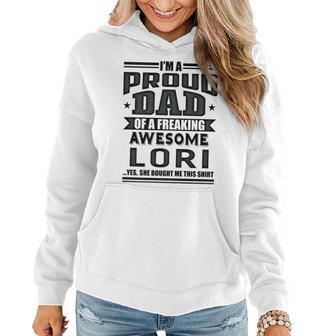 Family Father's Day Dad Daughter Lori Name Men Women Hoodie - Seseable