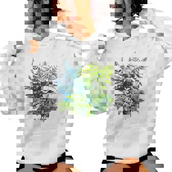 Fern Botanical Plant Botany Women Hoodie | Mazezy