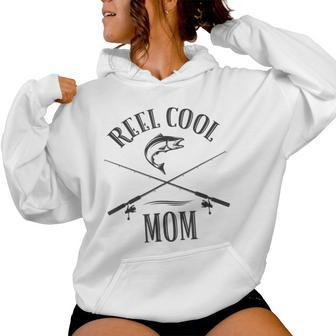 Fishing Mom Reel Cool Mother Womens Women Hoodie - Monsterry