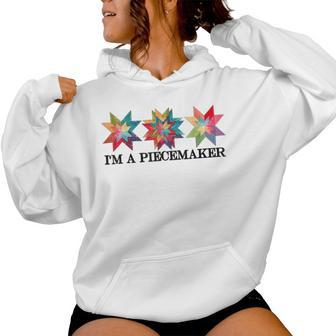 I'm A Grandma Piecemaker Quilt Quilting Quilter Sewing Women Hoodie - Monsterry AU
