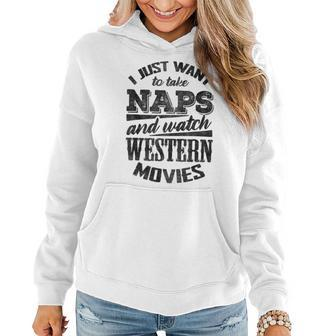 Western Movie Lover Graphic And Movie Fan Women Hoodie - Seseable