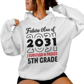 Graduation 2024 Future Class Of 2031 5Th Grade Women Hoodie - Monsterry UK