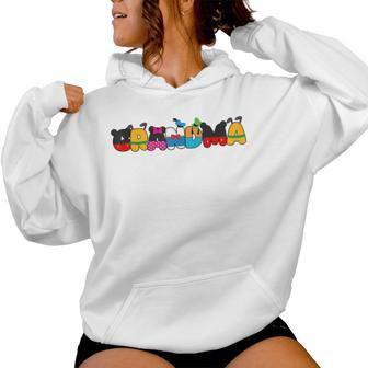 Grandma Of The Birthday Girl Mouse Family Matching Women Hoodie - Seseable