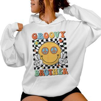 Groovy Brother Matching Family 70S 80S Retro Hippie Costume Women Hoodie - Monsterry CA