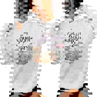 Groovy In My Sourdough Era Pun In My Bread Making Women Hoodie - Seseable