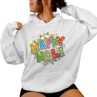 Happy Holi T Festival Colors India Hindu Kid Women Hoodie | Mazezy AU