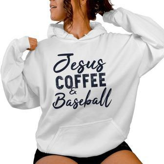 Jesus Coffee And Sport And Christian Lovers Women Hoodie - Monsterry