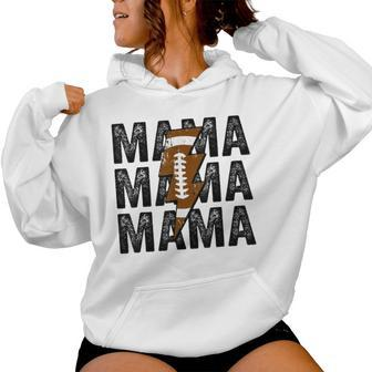 Mama Lightning Bolt Game Day Football Season Mom Women Women Hoodie - Monsterry AU