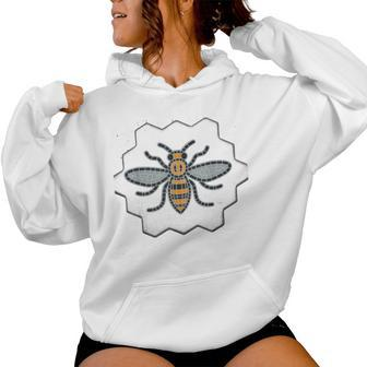 Manchester Bee Women Hoodie - Thegiftio UK
