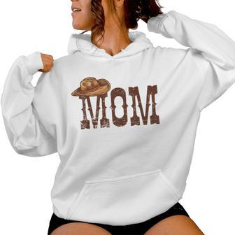 Mom Western Family Matching Birthday Cowboy Cowgirl Women Hoodie - Thegiftio UK