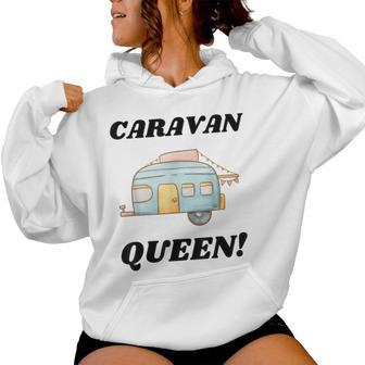 Motorhome Caravan Queen Women Hoodie - Thegiftio UK