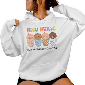 Nicu Nurse Nicu Neonatal Intensive Care Unit Women Hoodie - Seseable