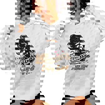 Nihilismo Retro Con Bombas De Dibujos Animados Cuello Sudadera con capucha para mujer - Regaloses