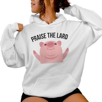 Praise The Lard Pig Women Hoodie - Monsterry CA