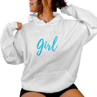 I Preach Like A Girl Strong Woman Women Hoodie - Monsterry