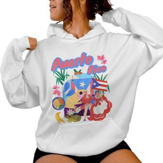 Puerto Rican Outfit Idea For & Puerto Rico Flag Women Hoodie - Seseable