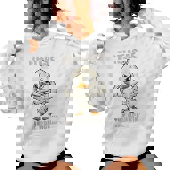 Release The Quackin Duck Gym Weightlifting Bodybuilder Women Hoodie - Monsterry
