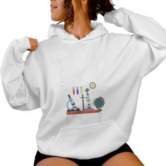 Scientist Lab Just A Cute Girl Who Loves Science Women Hoodie - Monsterry