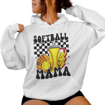 Softball Mama Softball Lover Softball Mom Women Hoodie - Monsterry DE