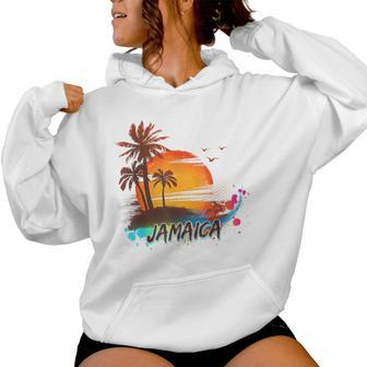 Summer Vacation Jamaica Beach Tropical Kid Women Hoodie - Seseable