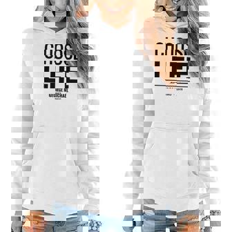Sweat à capuche femme Choose Life Design Inspirant et Positif pour Motivation - Cadeauxyz
