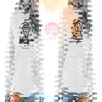 Sweat à capuche femme Lucky Strike Moto GP 1993, Tee de Course Blanc - Cadeauxyz