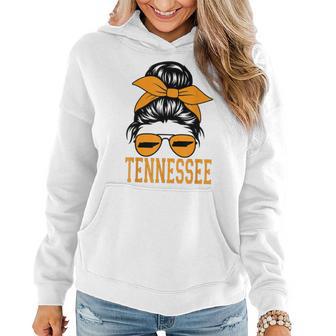 Tennessee State Tennessee Orange Game Day Messy Bun Tn Women Hoodie - Monsterry