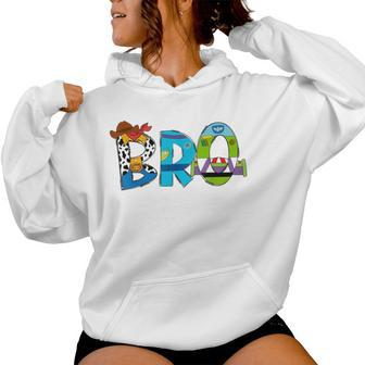 Toy Story Mama Boy Mom Bro Brother Mother's Day Women Hoodie - Seseable