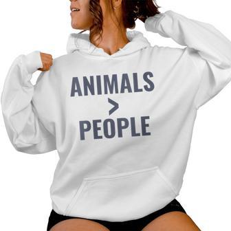 Veterinarian Veterinary Assistant Animals Over People Women Hoodie - Monsterry DE