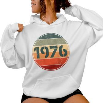 Vintage 1976 Birthday For 1976 Birthday Women Hoodie - Monsterry DE