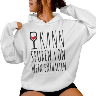 Women's Kann Trace Of Wein Kapuzenpullover für Damen - Geschenkecke