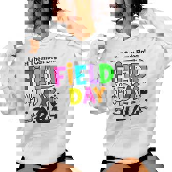 Yellow Field Day Let Games Start Begin Kid Boy Girl Teacher Women Hoodie | Mazezy