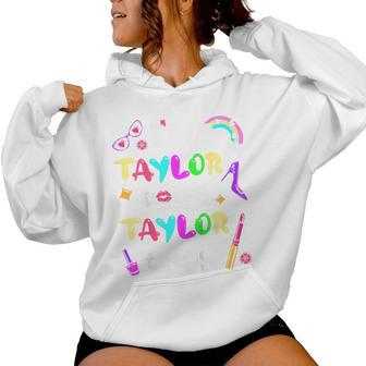 Youth I'm Taylor Doing Taylor Things Cute Girls Personalized Name Women Hoodie - Seseable