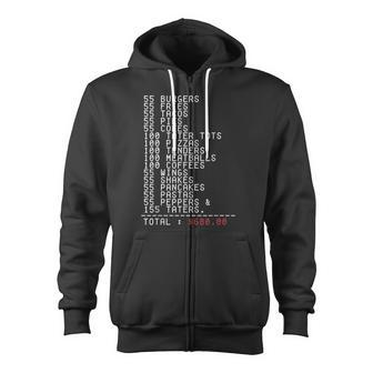 55 Burgers 55 Fries I Think You Should Leave Zip Up Hoodie - Monsterry UK