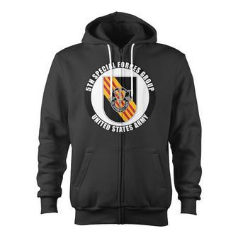 5Th Special Forces Group United States Army Veteran Military Zip Up Hoodie - Monsterry UK