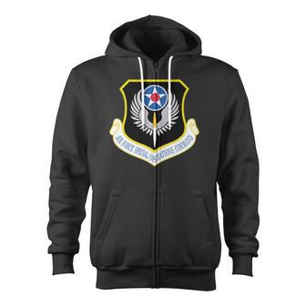 Air Force Special Operations Command Afsoc Military Veteran Zip Up Hoodie - Monsterry DE